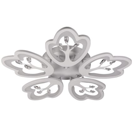 Lustre de teto LED dimmerizável LED/80W/230V 3000-6500K com controlo remoto