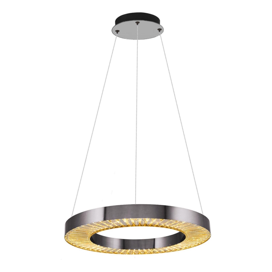 Lustre LED JESI LED/35W/230V 3000K, diâmetro 60 cm, prateado