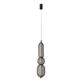 Lustre LED PUMA, pendente, 15W/230V, diâmetro 14 cm, preto