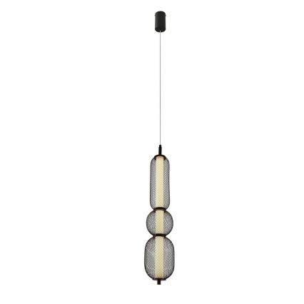 Lustre LED PUMA, pendente, 15W/230V, diâmetro 14 cm, preto