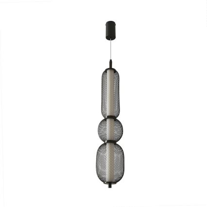 Lustre LED PUMA, pendente, 15W/230V, diâmetro 14 cm, preto