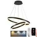Lustre LED regulável em cabo LED/135W/230V 3000-6500K diâmetro 60 cm + comando à distância