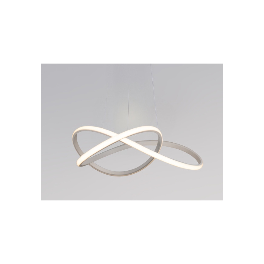 Lustre LED dimerizável suspenso por cabo LED/85W/230V 3000-6500K Ø 60 cm + comando remoto