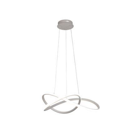 Lustre LED dimerizável suspenso por cabo LED/85W/230V 3000-6500K Ø 60 cm + comando remoto