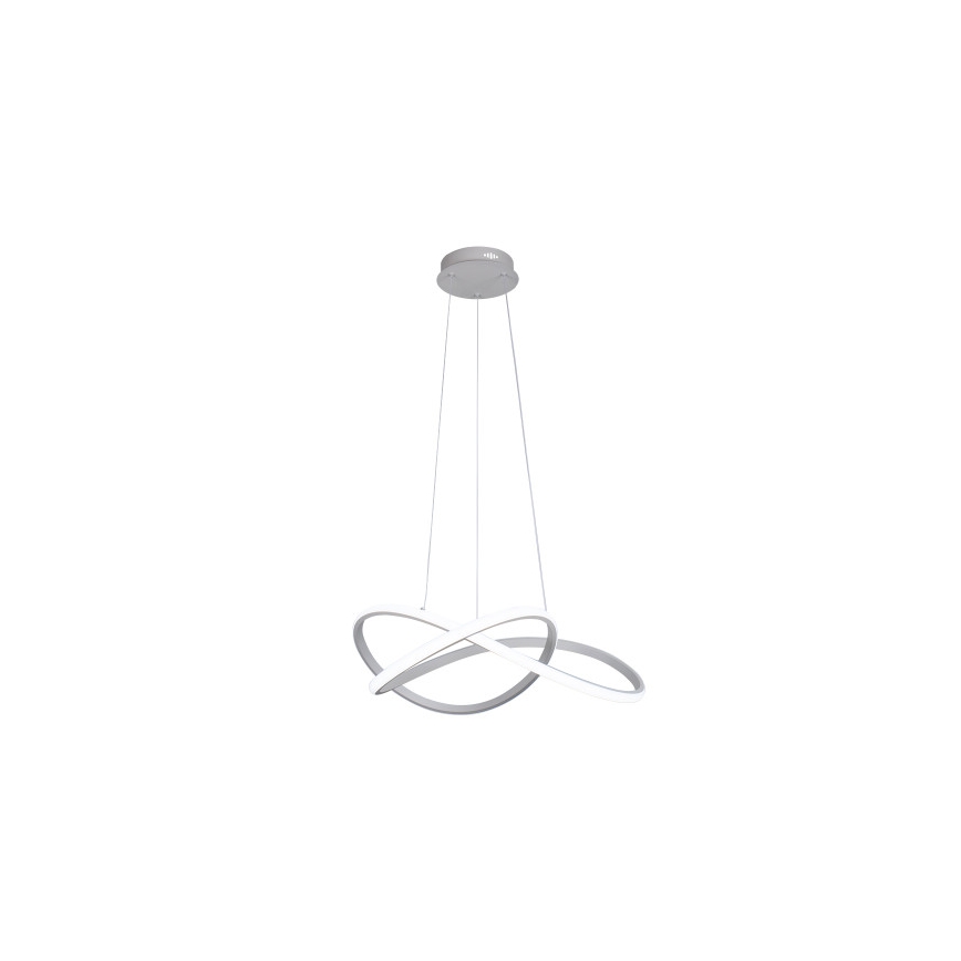 Lustre LED dimerizável suspenso por cabo LED/85W/230V 3000-6500K Ø 60 cm + comando remoto