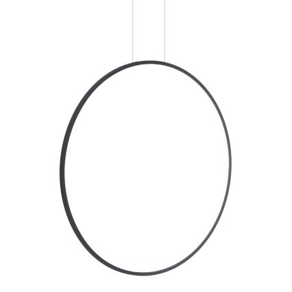 Lustre LED suspenso SATURNO LED/46W/230V diâmetro 80 cm IP44 antracite