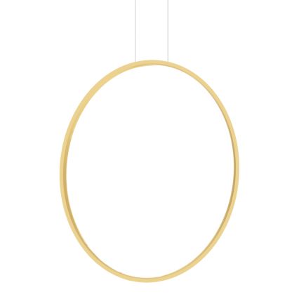 Lustre LED suspenso em cabo SATURNO LED/46W/230V diâmetro 80 cm IP44 dourado