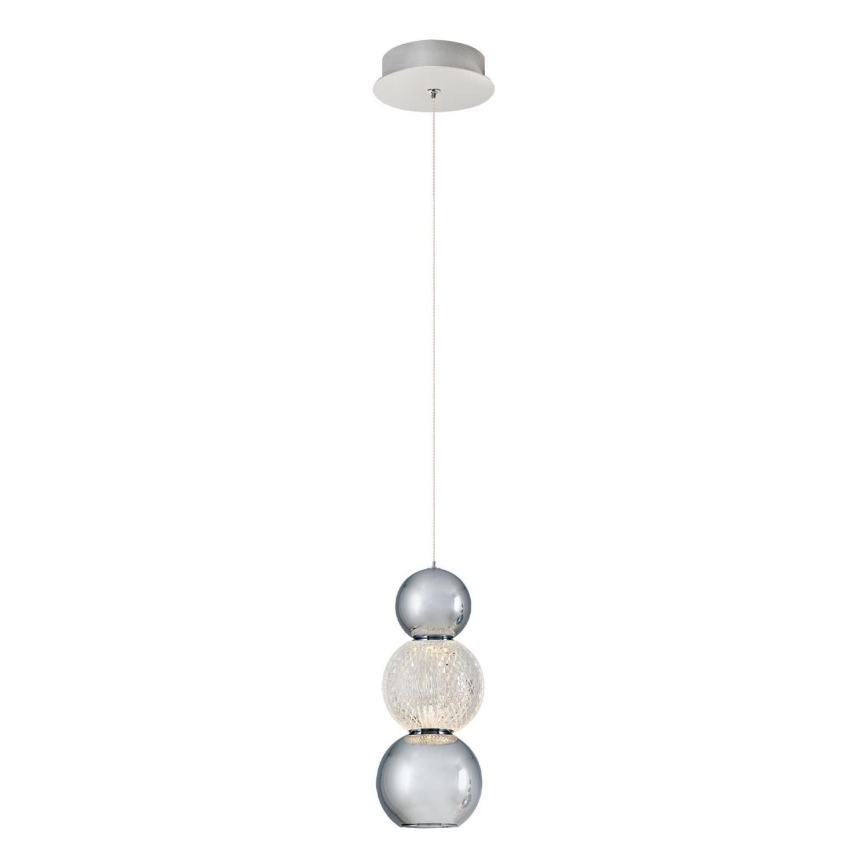 Lustre LED suspenso CREMONA LED/5W/230V 3000K cromado fosco