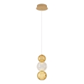 Lustre LED suspenso CREMONA LED/5W/230V 3000K dourado