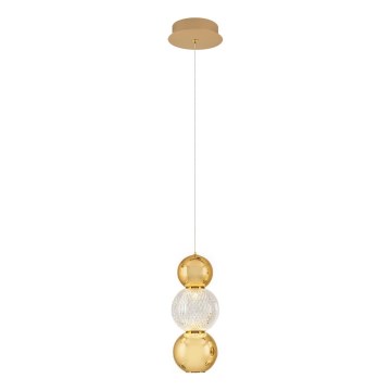 Lustre LED suspenso CREMONA LED/5W/230V 3000K dourado