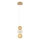 Lustre LED suspenso CREMONA LED/5W/230V 3000K dourado