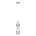 Lustre LED suspenso CREMONA LED/7W/230V 3000K cromado fosco