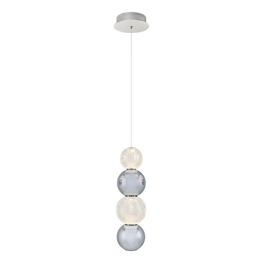 Lustre LED suspenso CREMONA LED/7W/230V 3000K cromado fosco