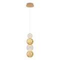 Lustre LED suspenso CREMONA LED/7W/230V 3000K dourado