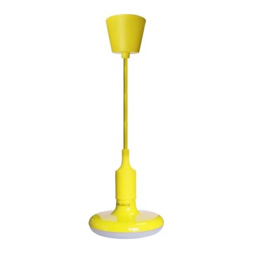 Lustre LED suspenso em cabo 1xE27/15W/230V 6000K amarelo