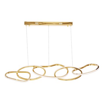 Lustre LED suspenso em cabo ANNELI LED/45W/230V 125 cm dourado