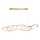 Lustre LED suspenso em cabo ANNELI LED/45W/230V 125 cm dourado