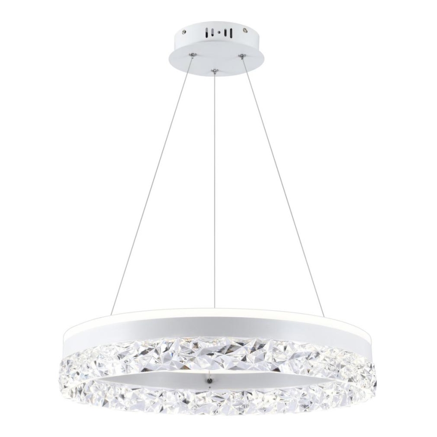 Lustre LED suspenso FROZI LED/32W/230V diâmetro 50 cm branco
