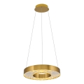Lustre LED suspenso JESI LED/35W/230V 3000K diâmetro 40 cm bronze