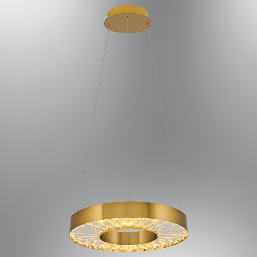 Lustre LED suspenso JESI LED/35W/230V 3000K diâmetro 40 cm bronze