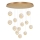 Lustre LED suspenso por cabo CREMONA 13xLED/5W/230V 3000K dourado