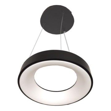 Lustre LED suspenso por cabo DRAX LED/32W/230V 4000K Ø 38 cm preto