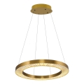 Lustre LED suspenso por cabo JESI LED/85W/230V 3000K Ø 80 cm bronze