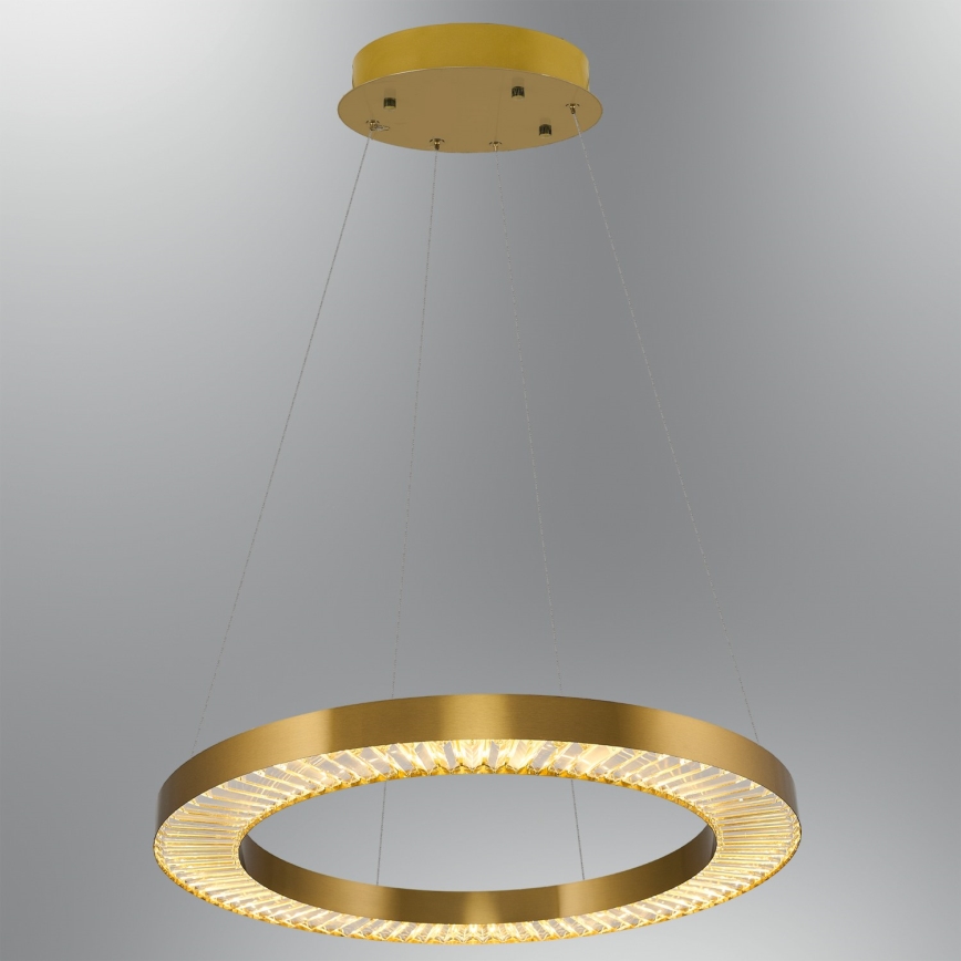 Lustre LED suspenso por cabo JESI LED/85W/230V 3000K Ø 80 cm bronze