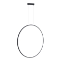 Lustre LED suspenso SATURNO LED/46W/230V diâmetro 80 cm IP44 antracite