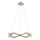 Lustre LED suspenso VAVE LED/28W/230V ouro rose