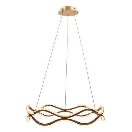 Lustre LED suspenso VAVE LED/28W/230V ouro rose