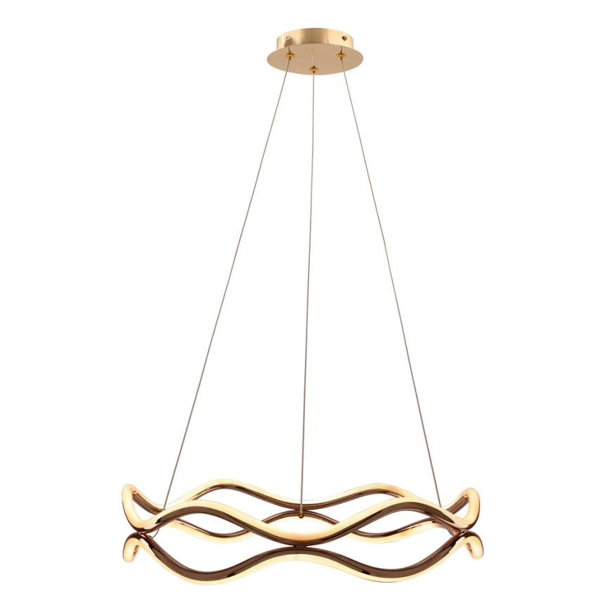 Lustre LED suspenso VAVE LED/28W/230V ouro rose