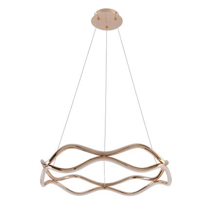 Lustre LED suspenso VAVE LED/28W/230V ouro rose