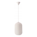 Lustre pendente com cabo CRESTO 1xE27/40W/230V branco