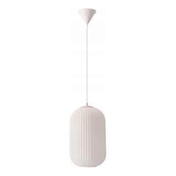 Lustre pendente com cabo CRESTO 1xE27/40W/230V branco