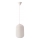 Lustre pendente com cabo CRESTO 1xE27/40W/230V branco