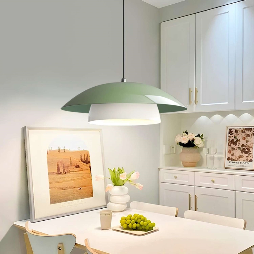 Lustre pendente com cabo MOONLIGH 1xE27/40W/230V verde