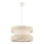 Lustre pendente em cabo HALO 1xE27/60W/230V creme