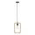 Lustre pendente OSTOR 1xE27/40W/230V bege/preto