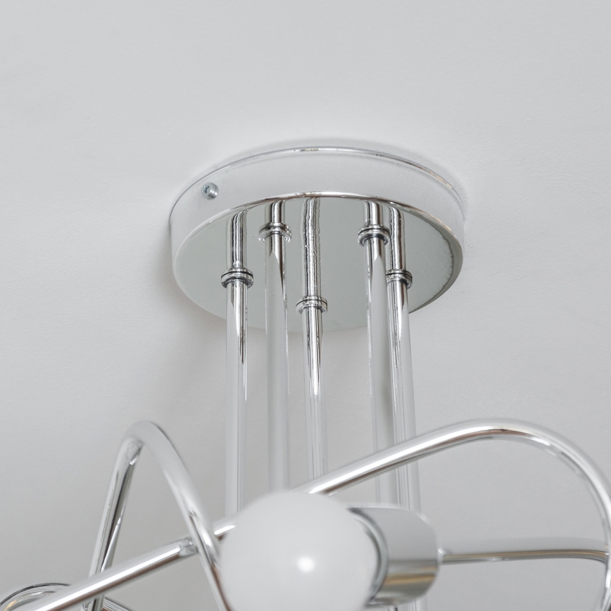 Lustre sobreposto OXFORD 5xE27/15W/230V cromo polido