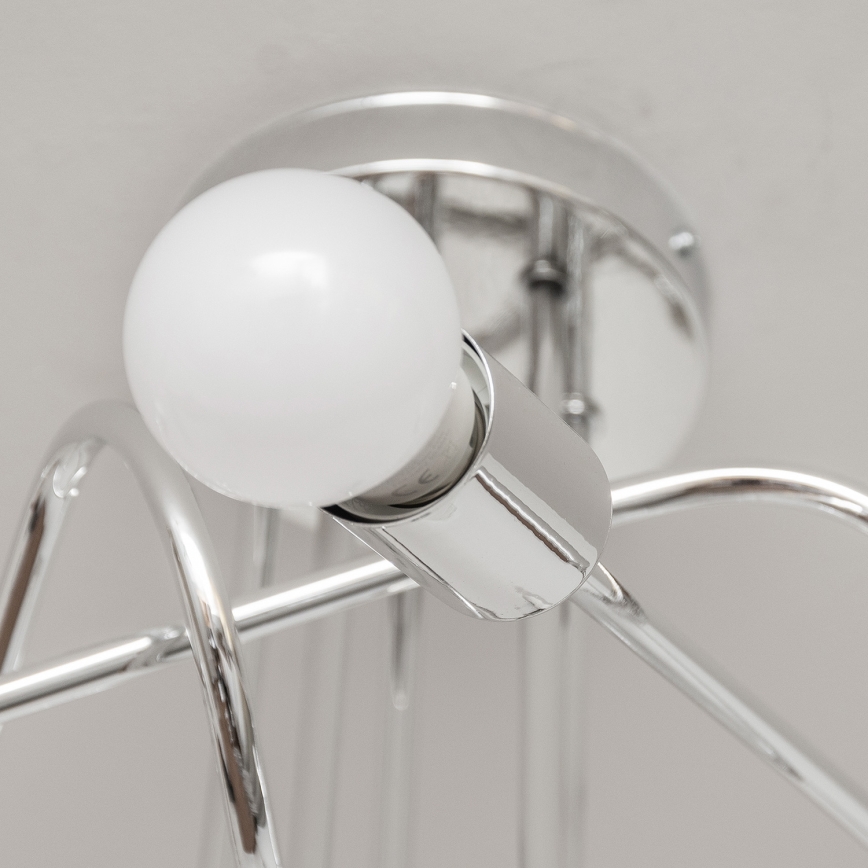 Lustre sobreposto OXFORD 5xE27/15W/230V cromo polido
