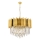 Lustre suspensa CRYSTALLINE 8xE27/40W/230V dourado