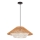 Lustre suspenso AFRICA com cabo 1xE27/40W/230V Ø 50 cm castanho/creme