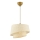 Lustre suspenso com cabo BARETTE 1xE27/60W/230V creme