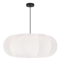 Lustre suspenso com cabo CAFEE 1xE27/40W/230V, diâmetro 52 cm, branco