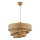 Lustre suspenso com cabo COUPER 1xE27/60W/230V castanho/dourado