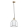 Lustre suspenso com cabo DAVE 1xE27/15W/230V dourado/preto