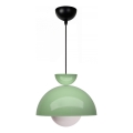 Lustre suspenso com cabo SALVA 1xE27/15W/230V verde