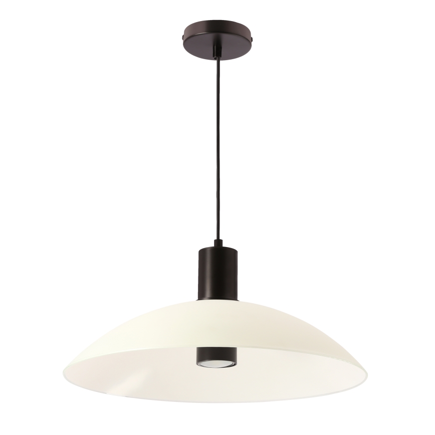 Lustre suspenso com cabo TEDIN 1xGU10/15W/230V branco/preto