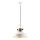 Lustre suspenso em cabo DODO 1xE27/40W/230V branco/bronze